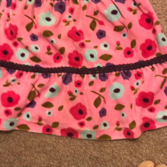 Velvet pink flower dress - 24 months - Picture 3 of 6